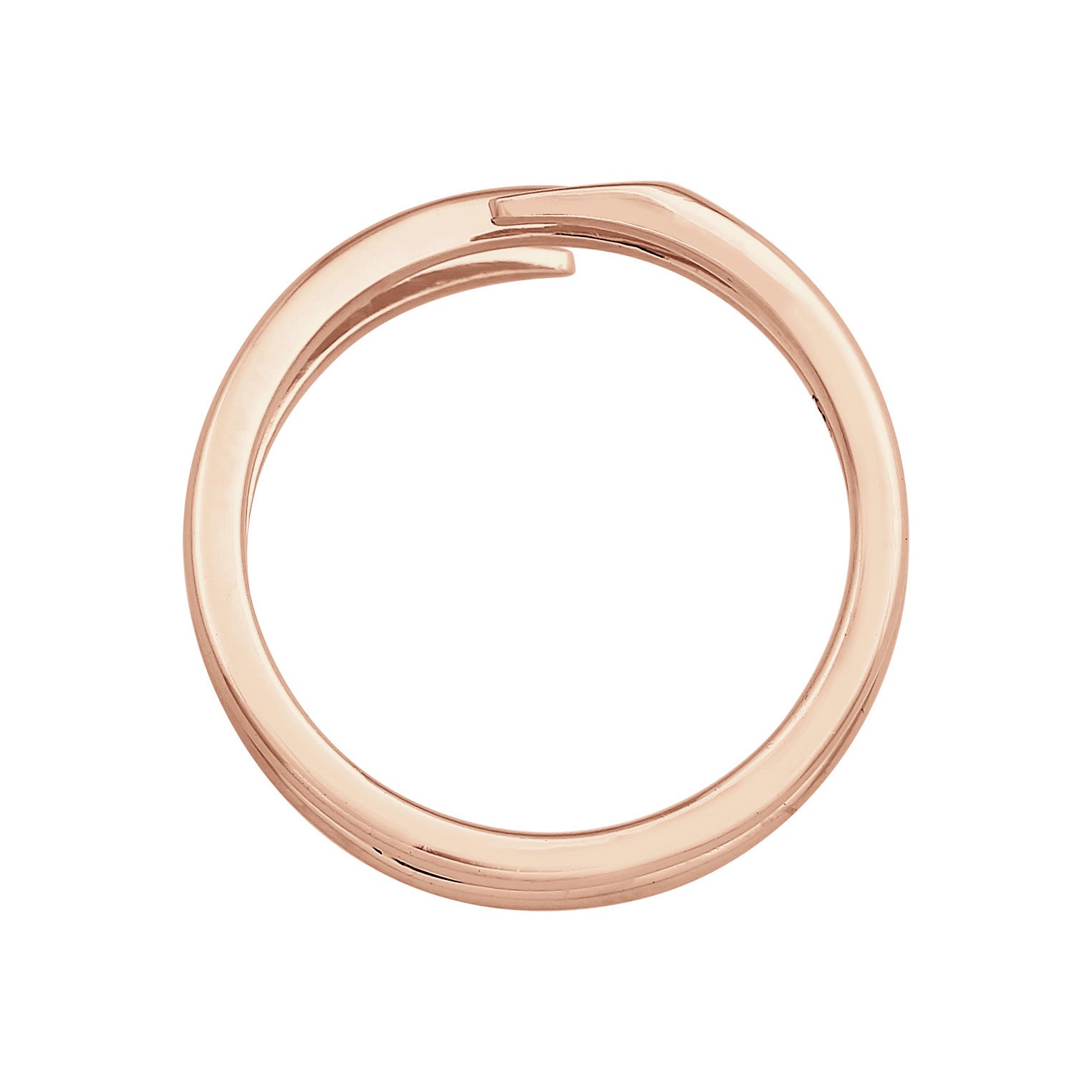 Roségold - Elli | Ring Geo | 925 Sterling Silber Rosévergoldet