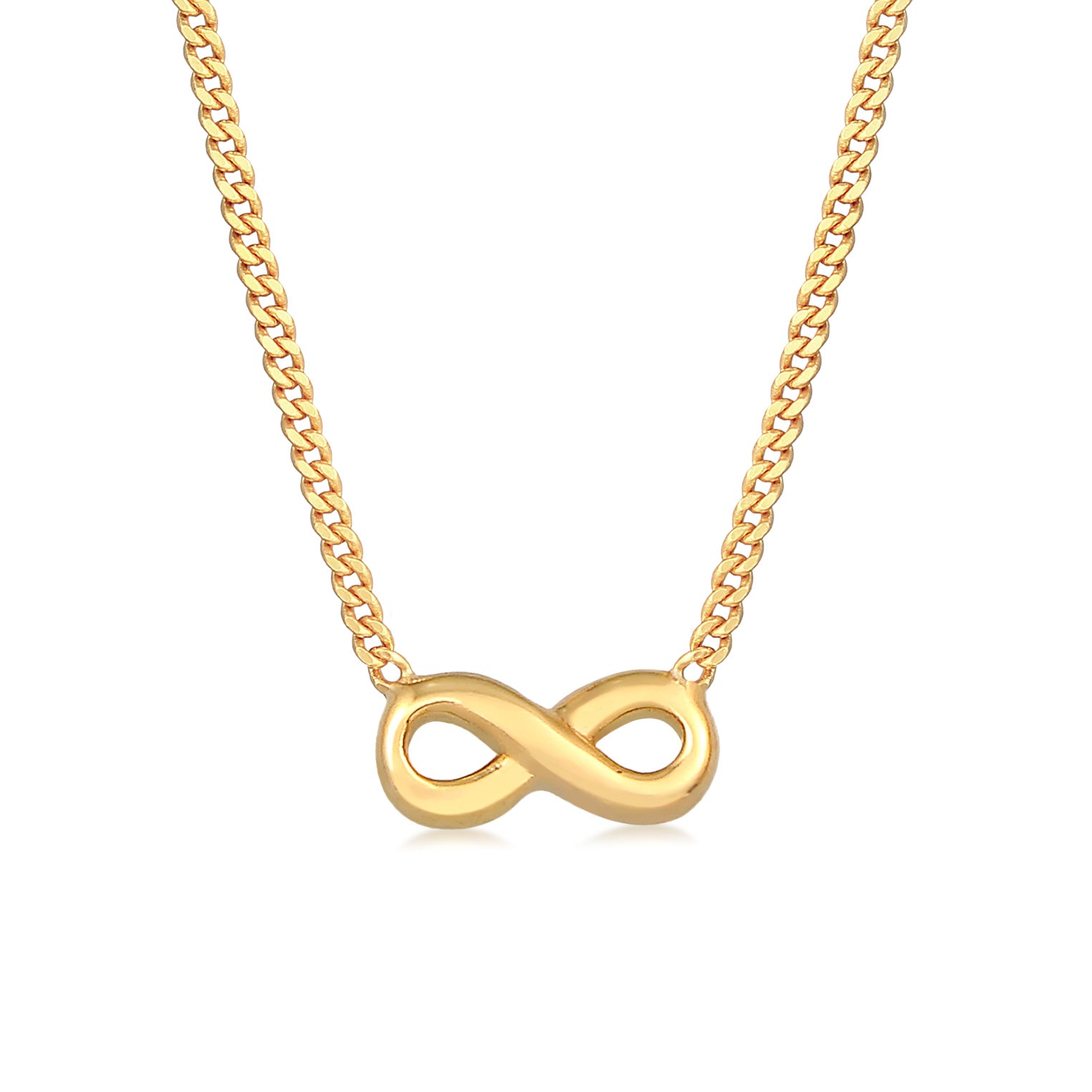 Gold - Elli PREMIUM | Infinity Symbol Unendlichkeit Liebe 585er Gelbgold