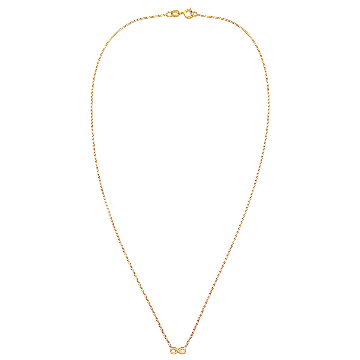 Gold - Elli PREMIUM | Halskette Infinity | 585er Gelbgold