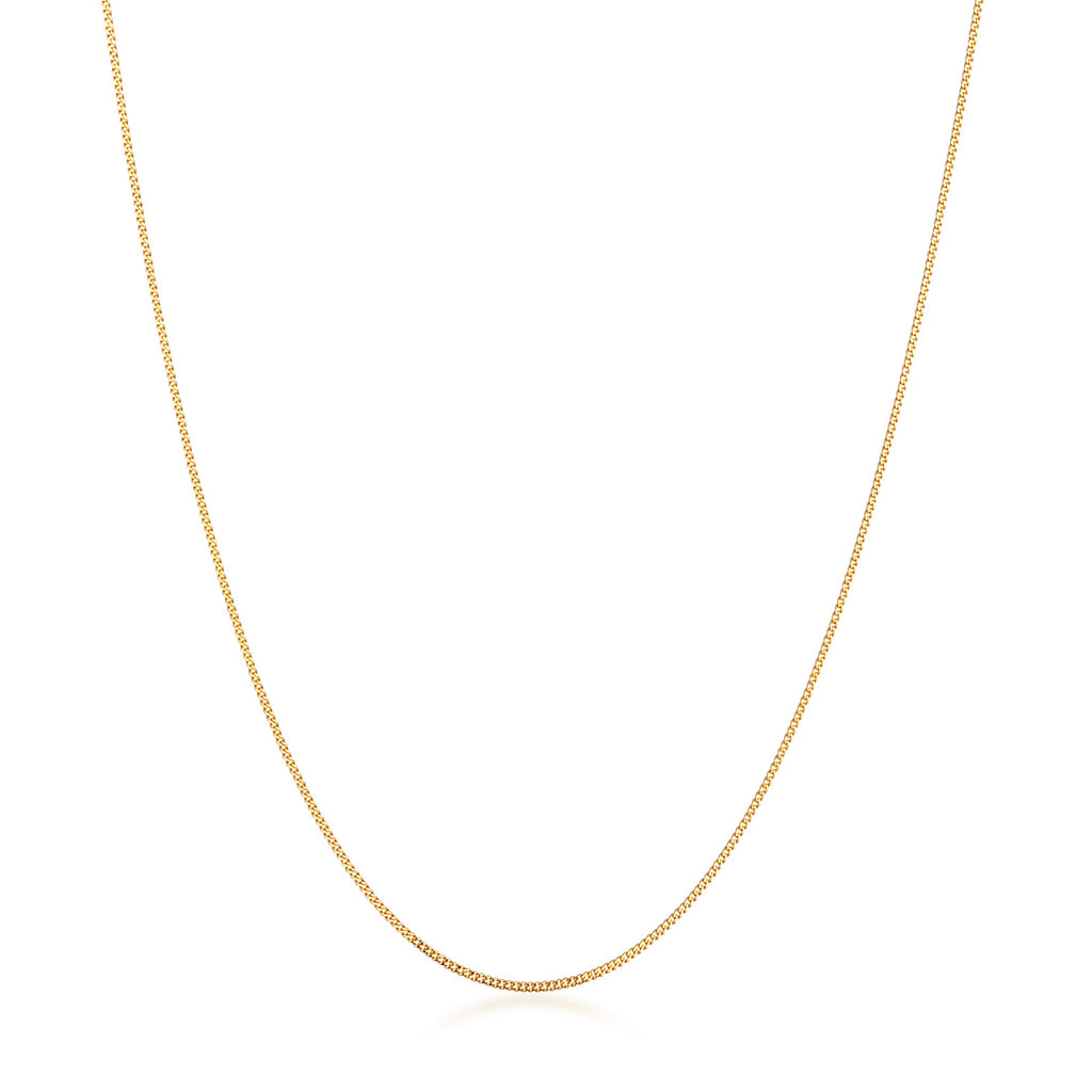 Gold - Elli PREMIUM | Panzer-Halskette | 585er Gelbgold