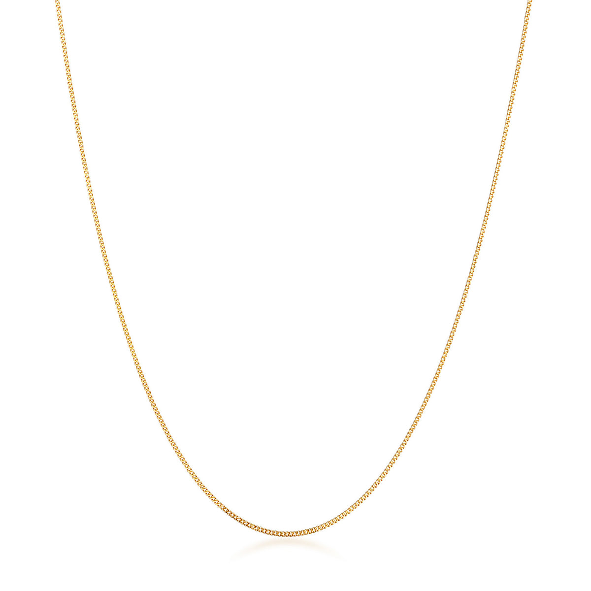 Gold - Elli PREMIUM | Panzer-Halskette | 585er Gelbgold