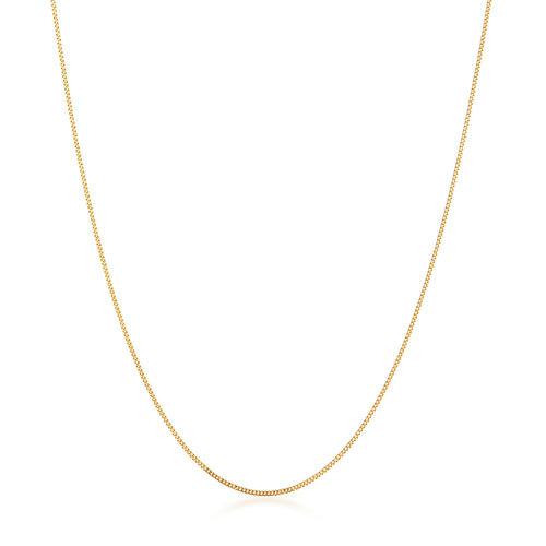 Gold - Elli PREMIUM | Panzer-Halskette | 585er Gelbgold