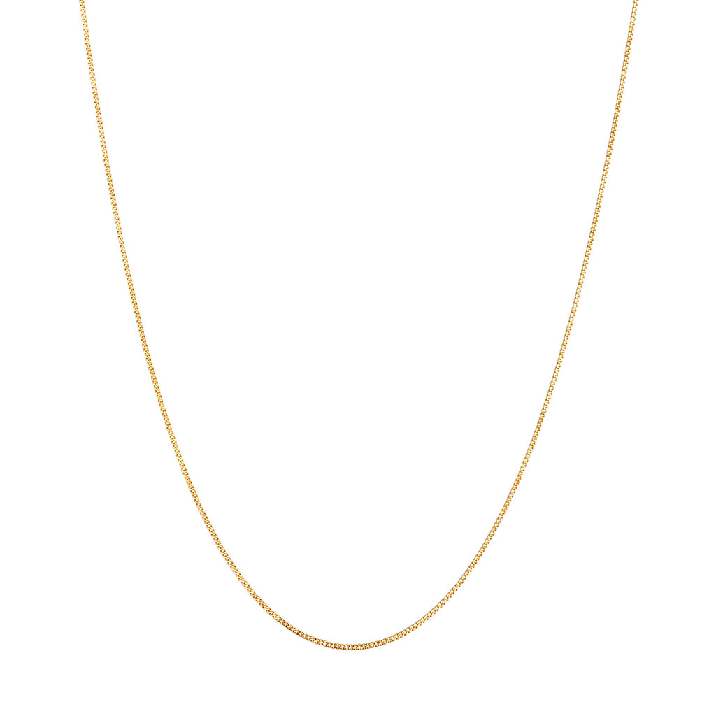 Gold - Elli PREMIUM | Panzer-Halskette | 585er Gelbgold