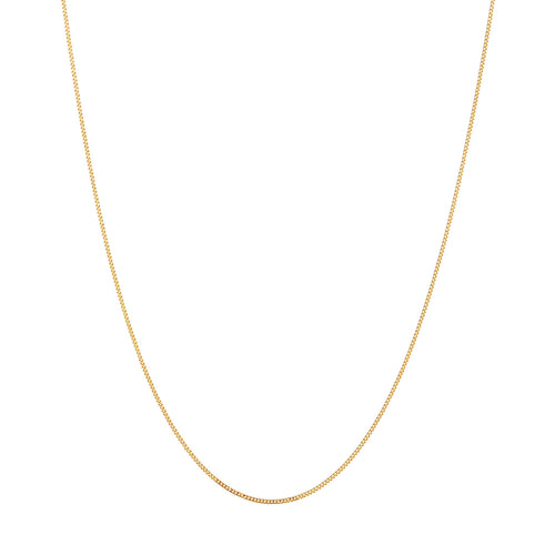 Gold - Elli PREMIUM | Panzer-Halskette | 585er Gelbgold