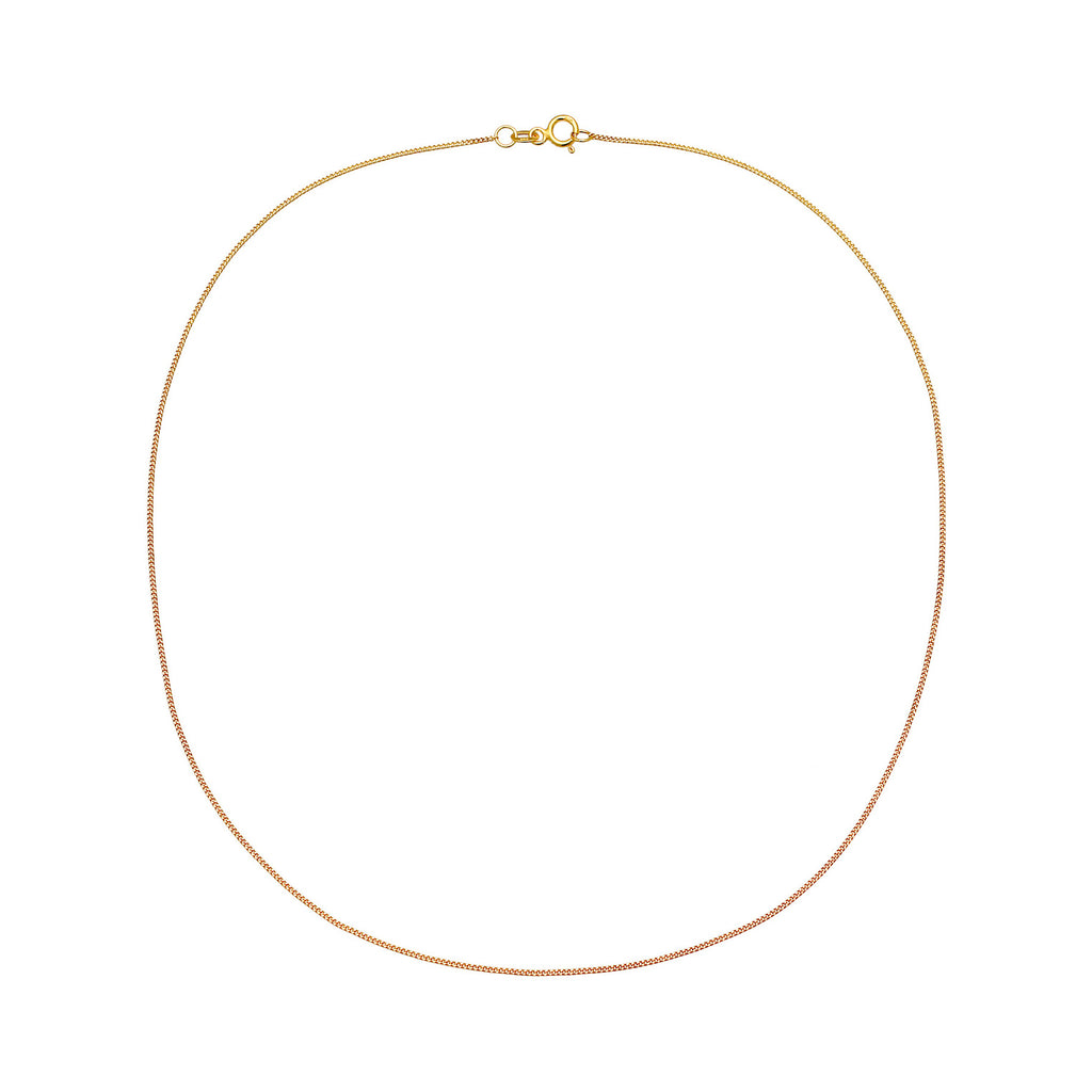 Gold - Elli PREMIUM | Panzer-Halskette | 585er Gelbgold