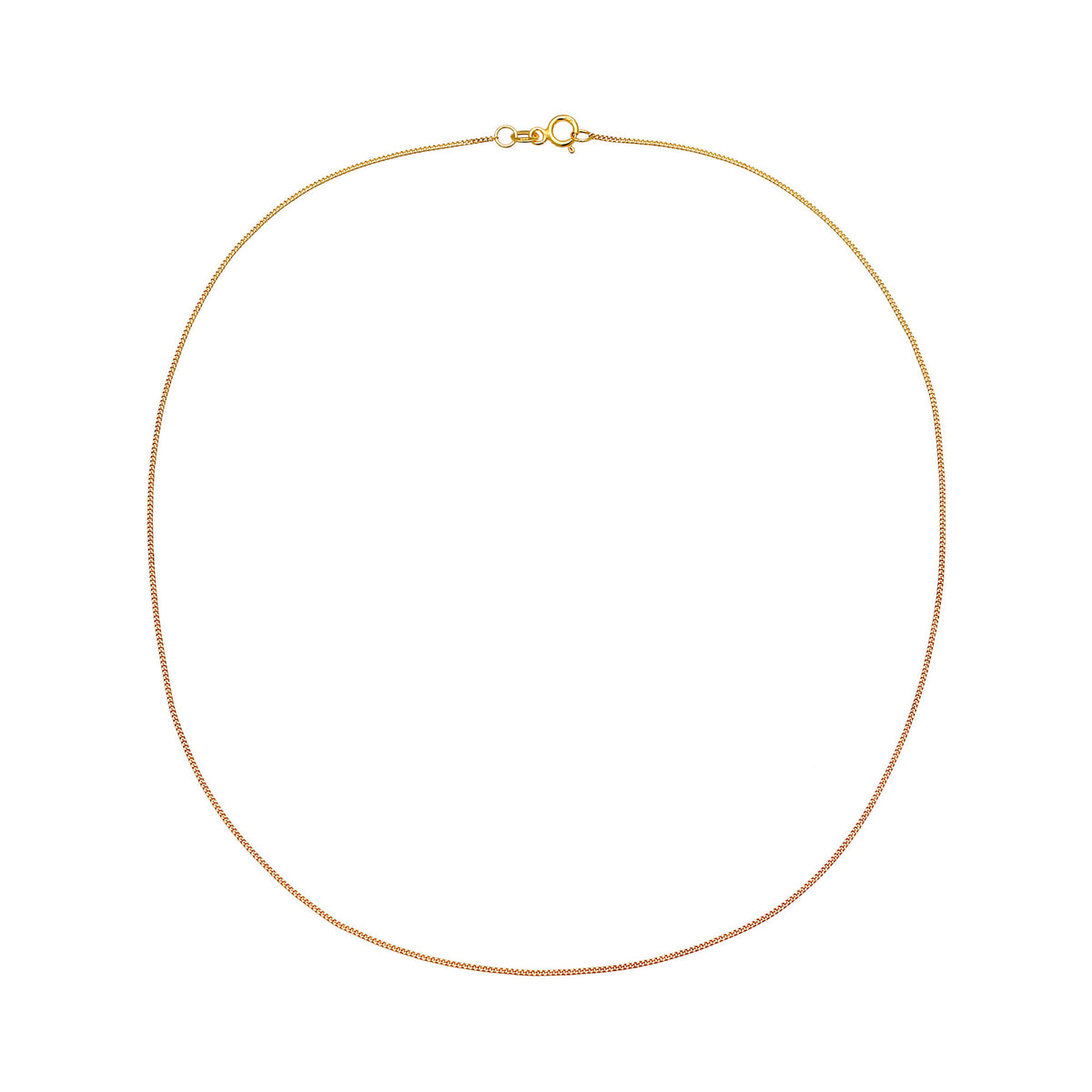 Gold - Elli PREMIUM | Panzer-Halskette | 585er Gelbgold