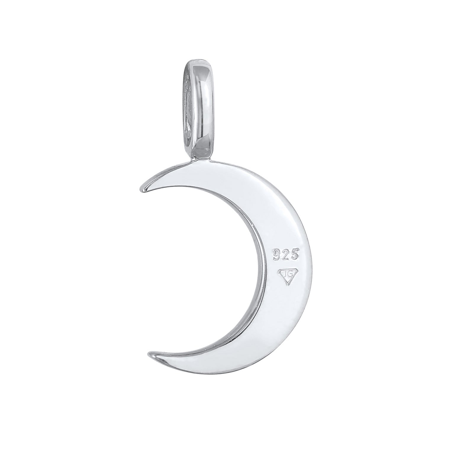 Silber - Elli | Anhänger Mond | 925er Sterling Silber