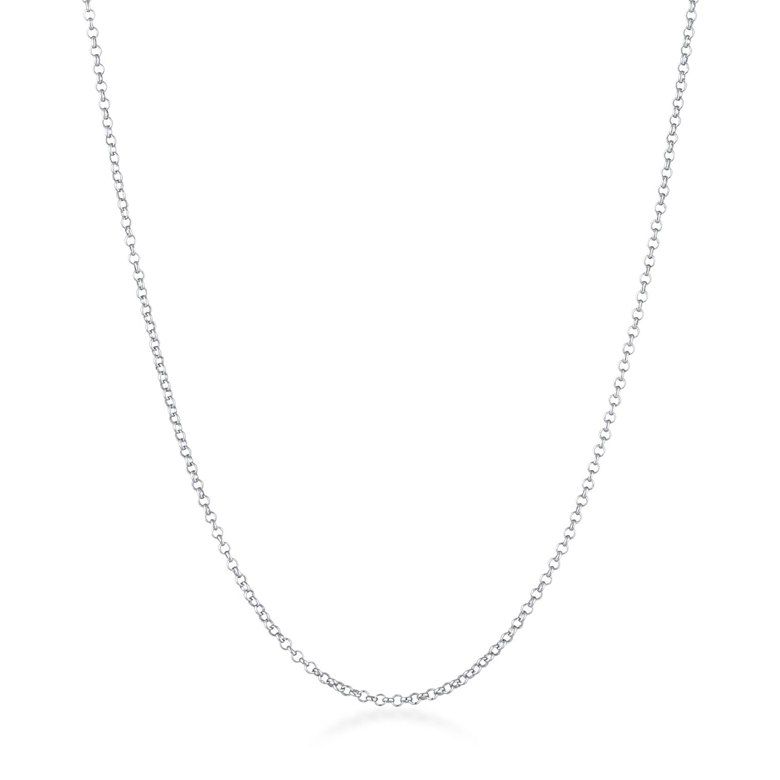 Silber - Elli | Anker-Halskette Basic | 925erSterling Silber
