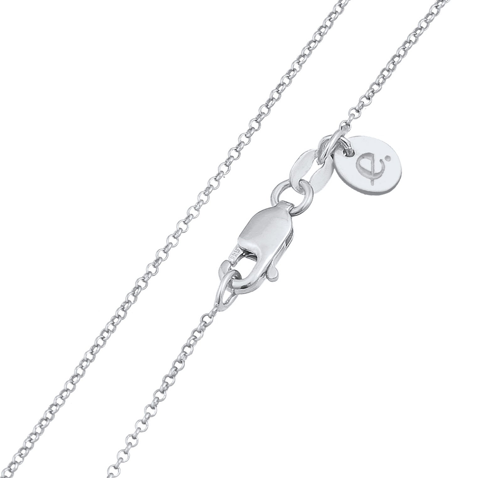 Silber - Elli | Anker-Halskette Basic | 925erSterling Silber