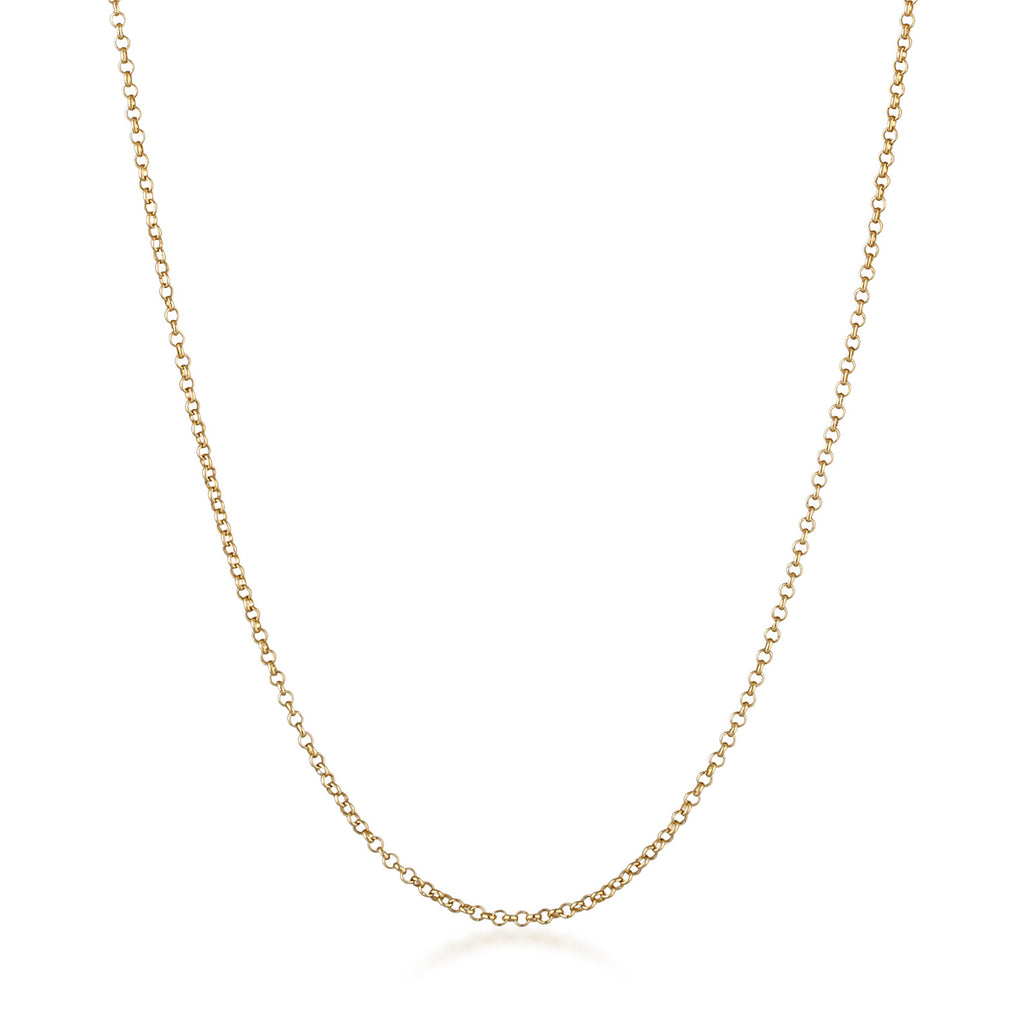 Gold - Elli | Anker-Halskette Basic | 925erSterling Silber Vergoldet