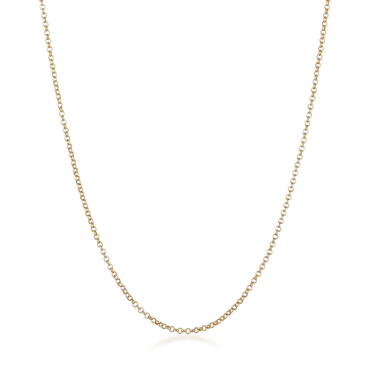 Gold - Elli | Anker-Halskette Basic | 925erSterling Silber Vergoldet