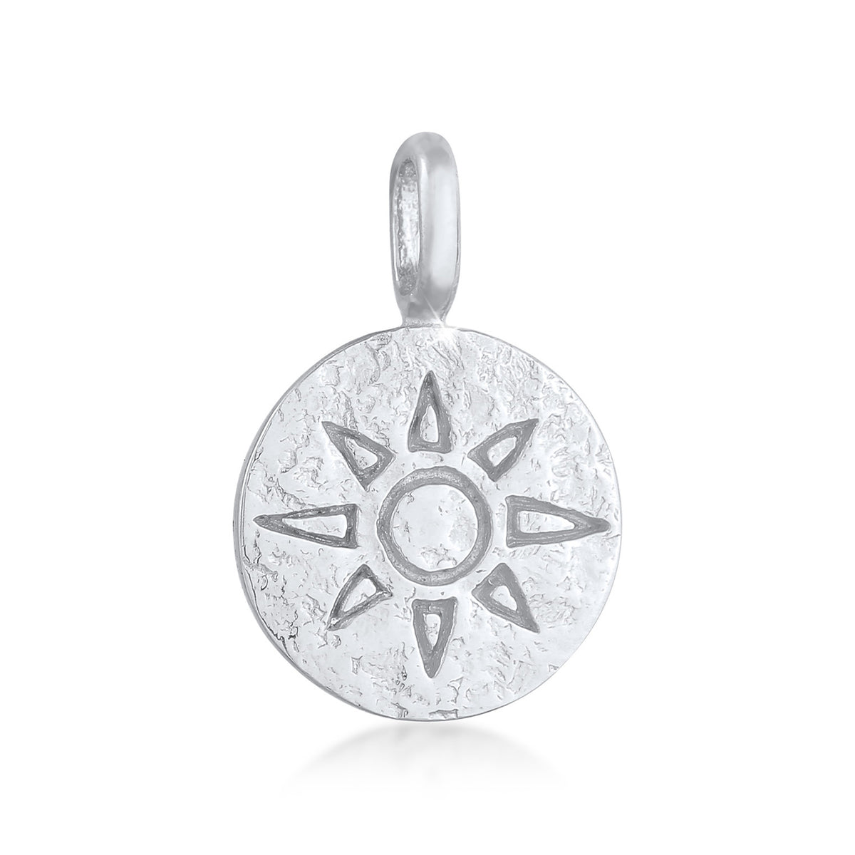 Silber - Elli | Anhänger Sonne Vintage | 925er Sterling Silber
