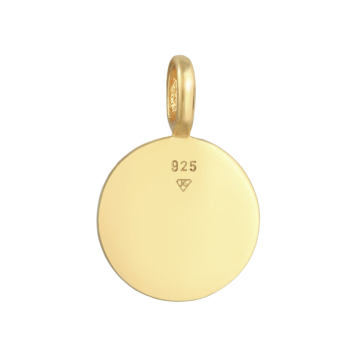 Gold - Elli | Anhänger Sonne Vintage | 925er Sterling Silber Vergoldet