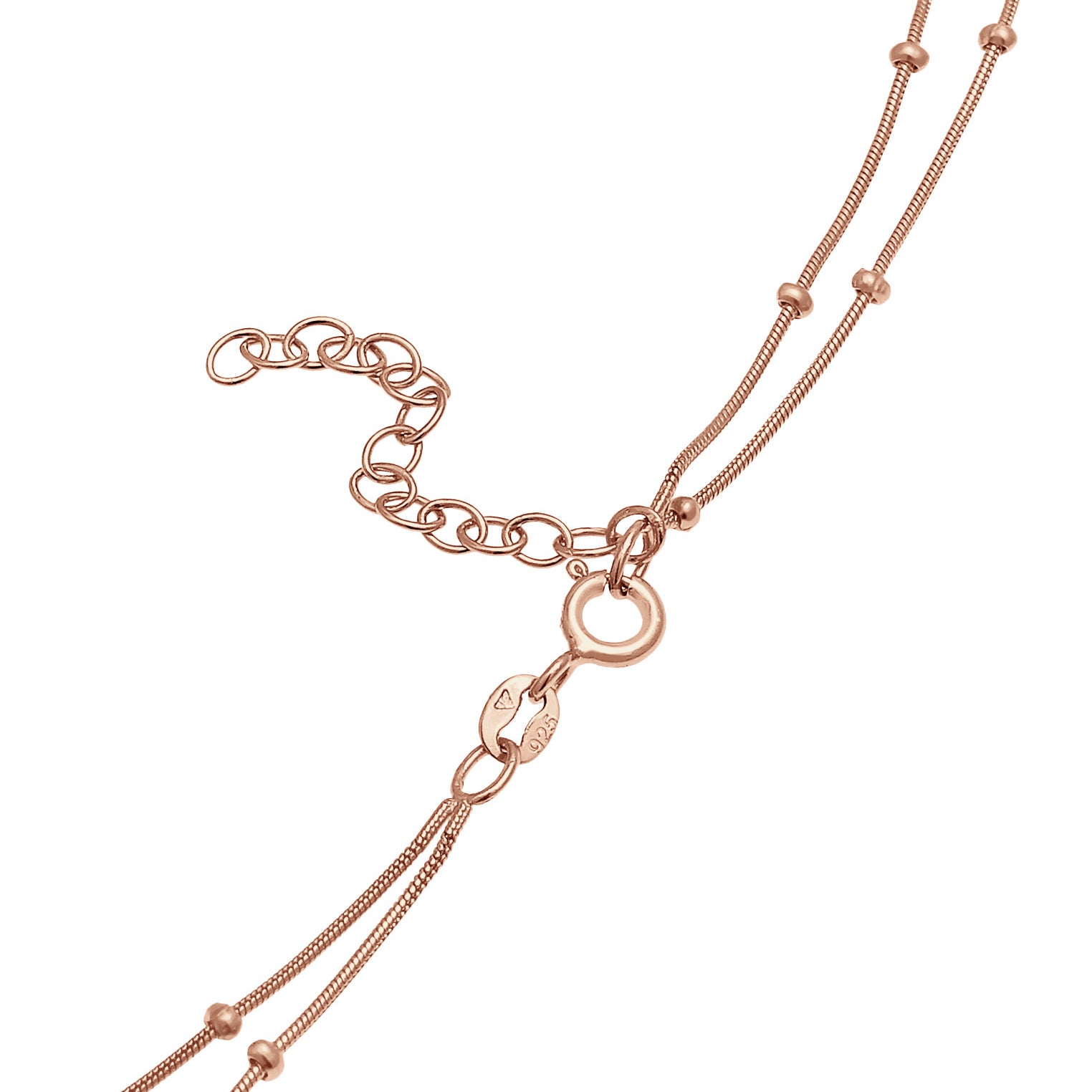 Roségold - Elli | Kugel-Choker Geo | 925 Sterling Silber Rosévergoldet
