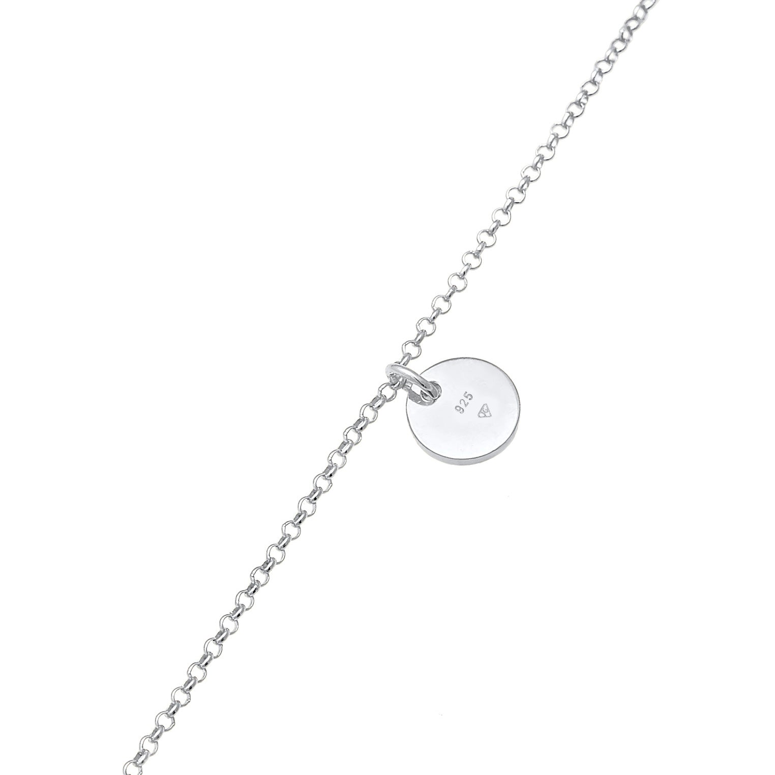 Silber - Elli | Armband Plättchen Basic | 925er Sterling Silber