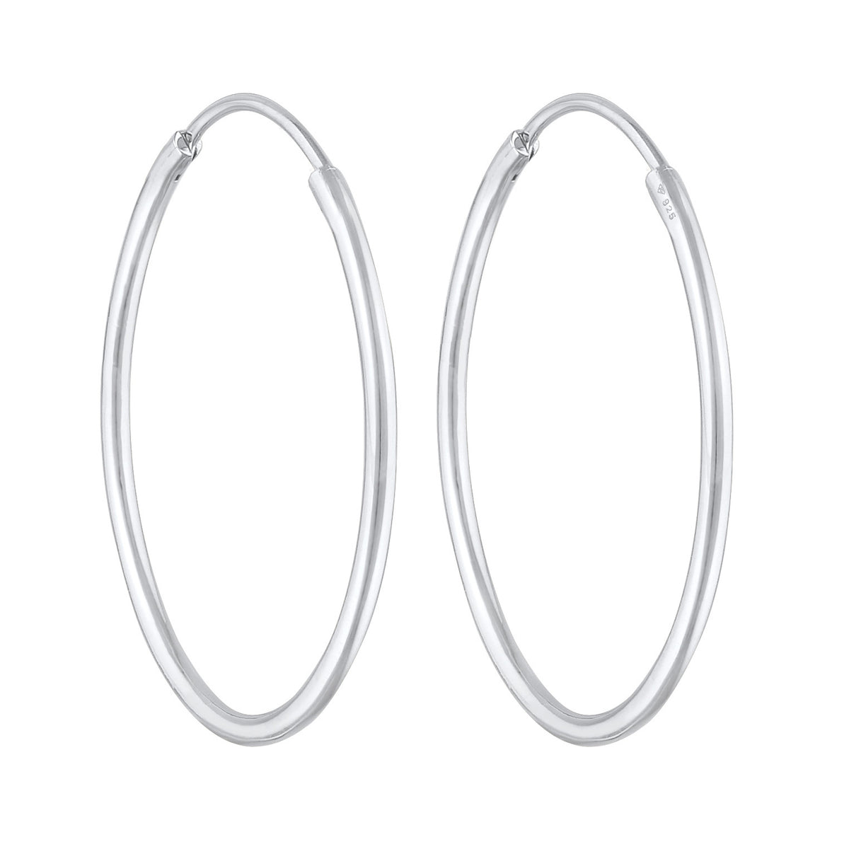 Silber - Elli | Creolen Klassisch Filigran | 925er Sterling Silber