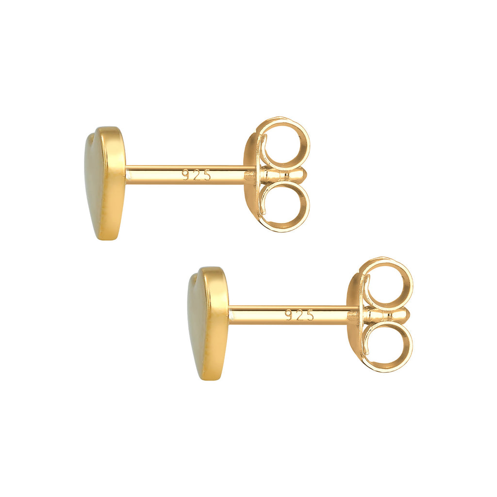 Gold - Elli | Schmuckset Herz | 925er Sterling Silber
