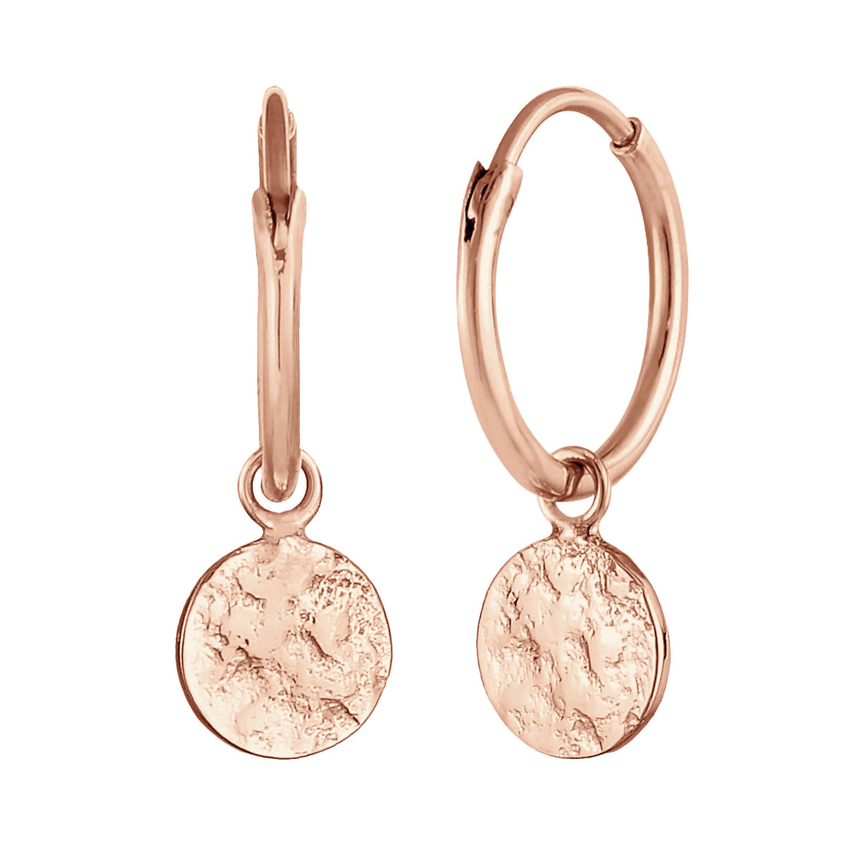 Roségold - Elli | Creole | 925 Sterling Silber Rosévergoldet