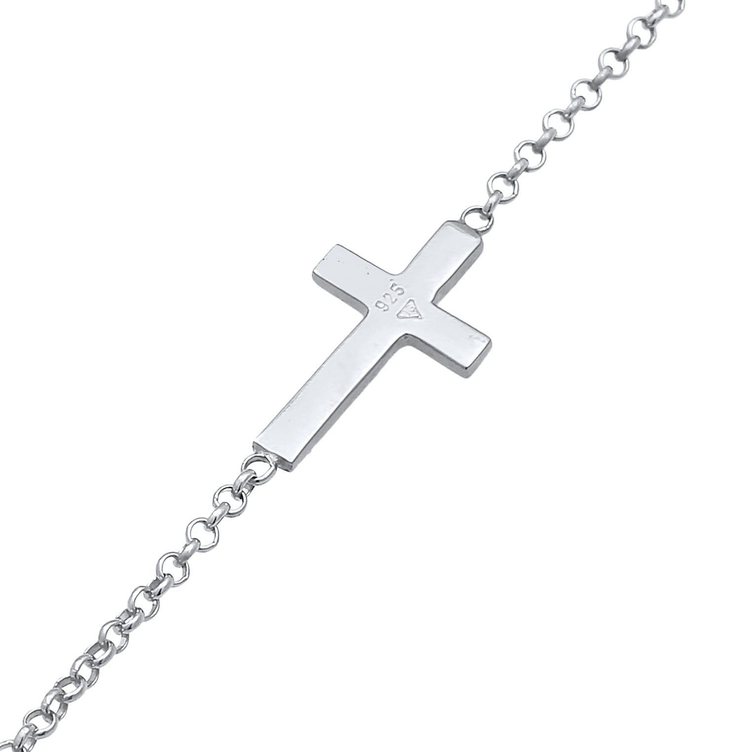 Silber - Elli | Schmuckset Kreuz Symbol | 925er Sterling Silber