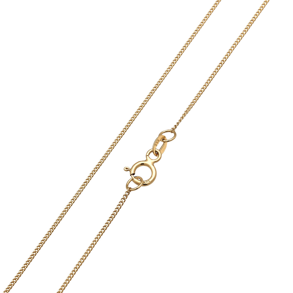 Gold - Elli PREMIUM | Halskette Kleeblatt | 585er Gelbgold