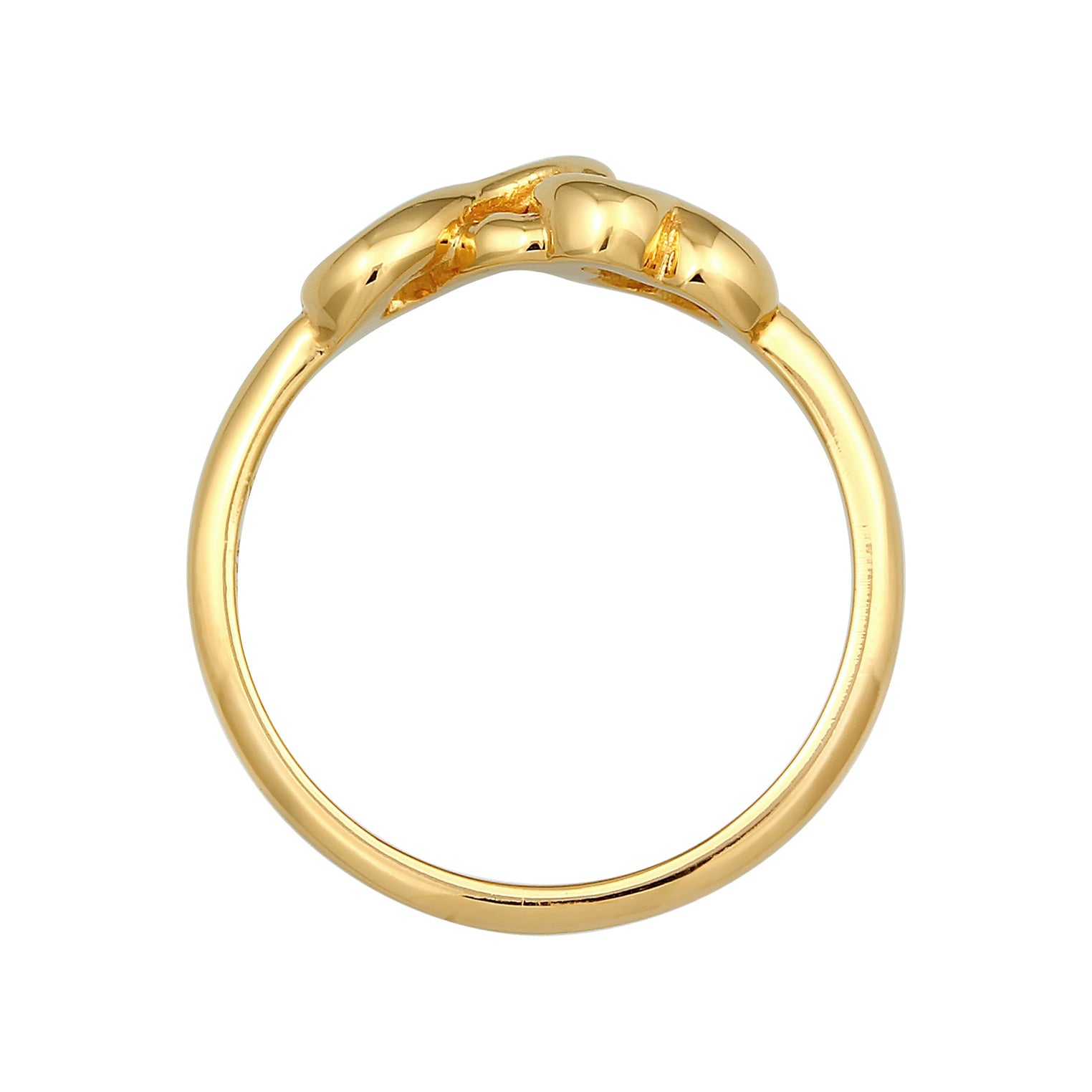 Gold - Elli | Ring Herz Infinity | 925er Sterling Silber