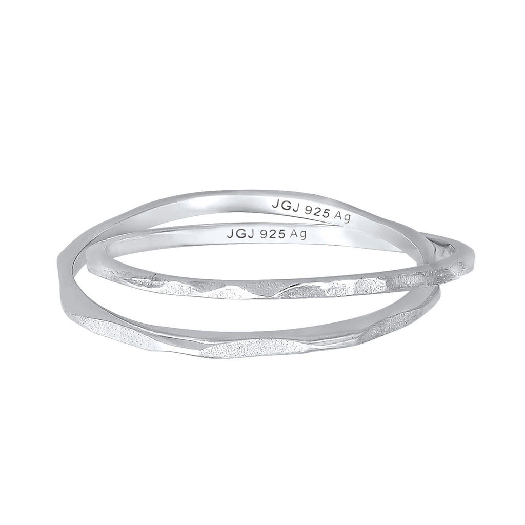 Silber - Elli | Wickelring Vintage | 925er Sterling Silber