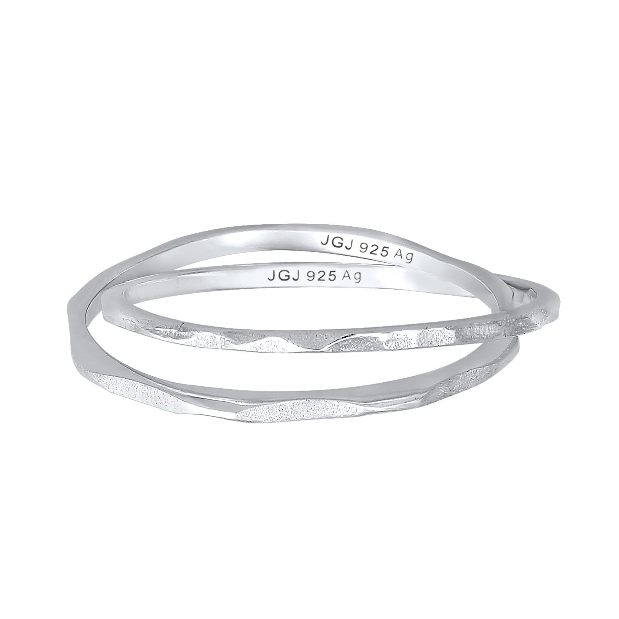 Silber - Elli | Wickelring Vintage | 925er Sterling Silber