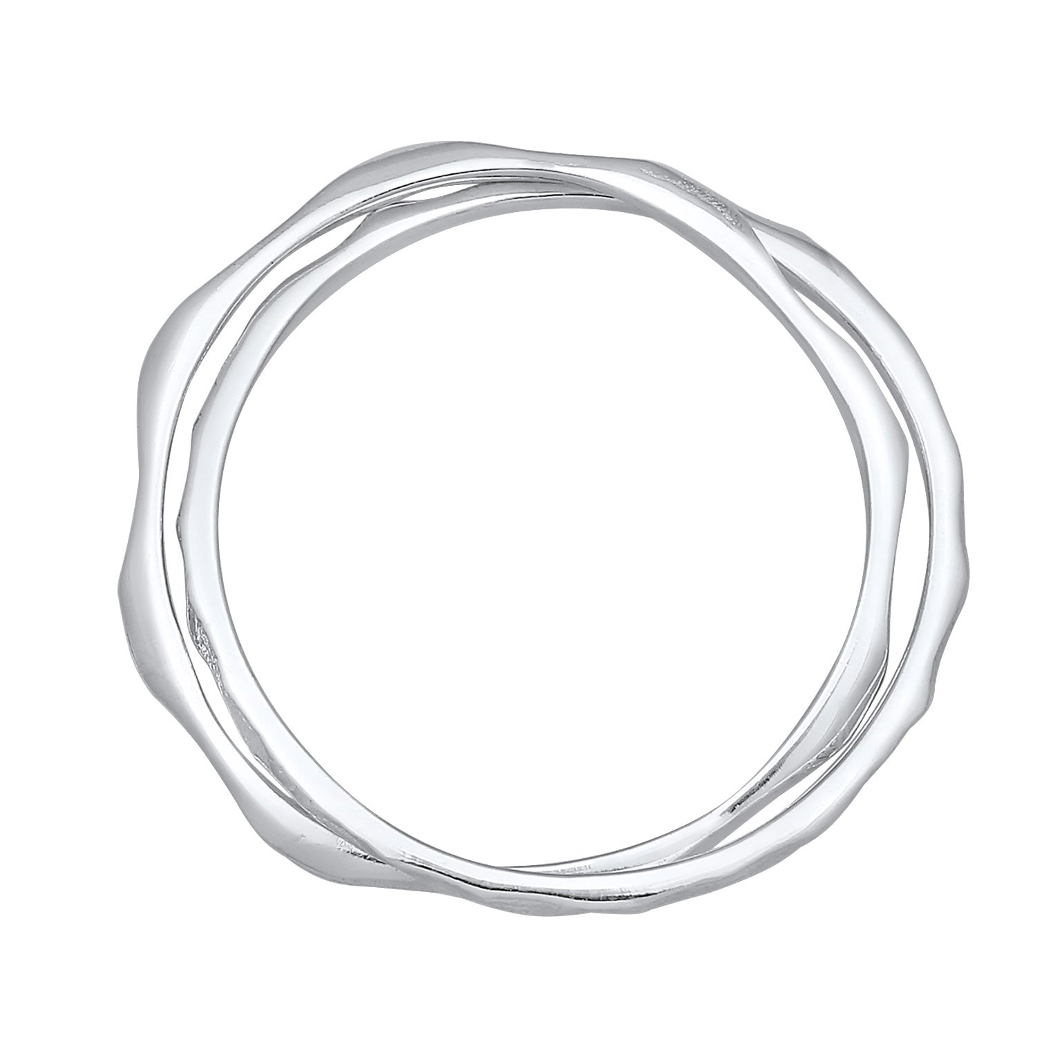 Silber - Elli | Wickelring Vintage | 925er Sterling Silber