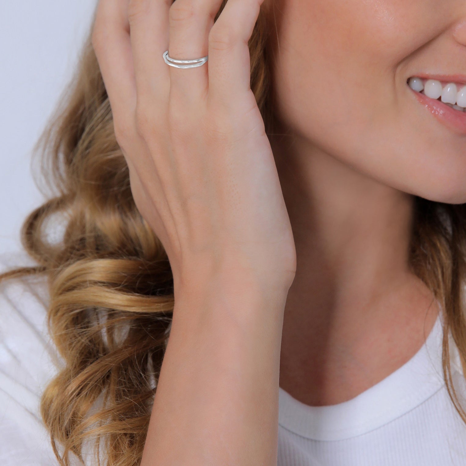 Silber - Elli | Wickelring Vintage | 925er Sterling Silber