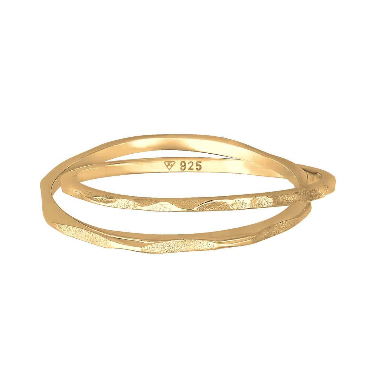 Gold - Elli | Wickelring Vintage | 925er Sterling Silber