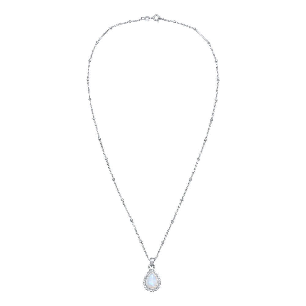 Necklace Drop Vintage | Moonstone (White)