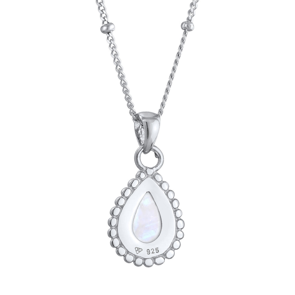 Necklace Drop Vintage | Moonstone (White)
