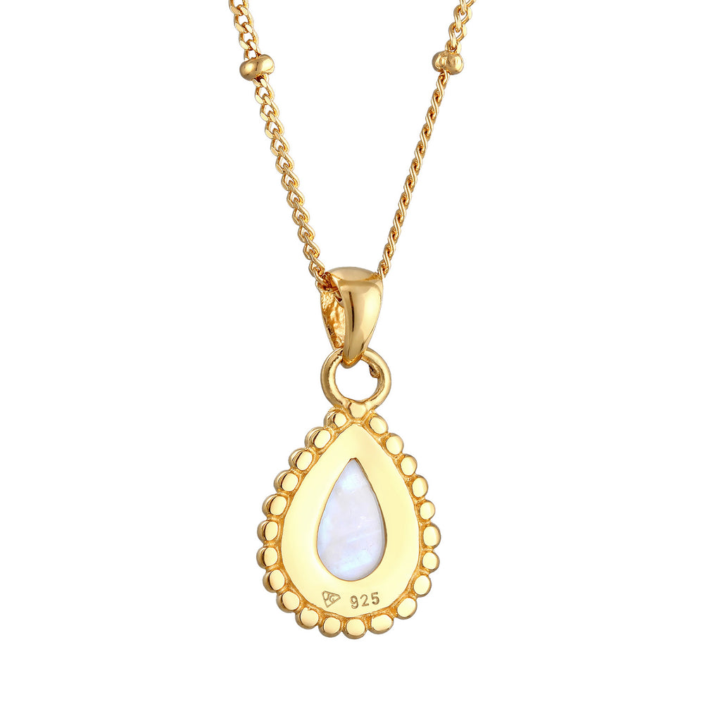 Necklace Drop Vintage | Moonstone (White)