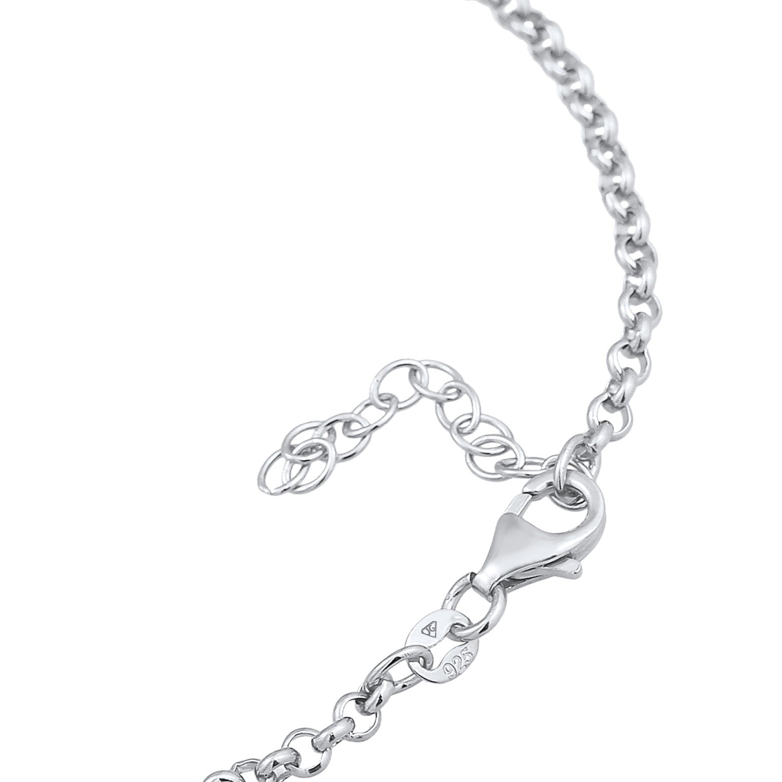 Silber - Elli | Armband Plättchen | 925er Sterling Silber