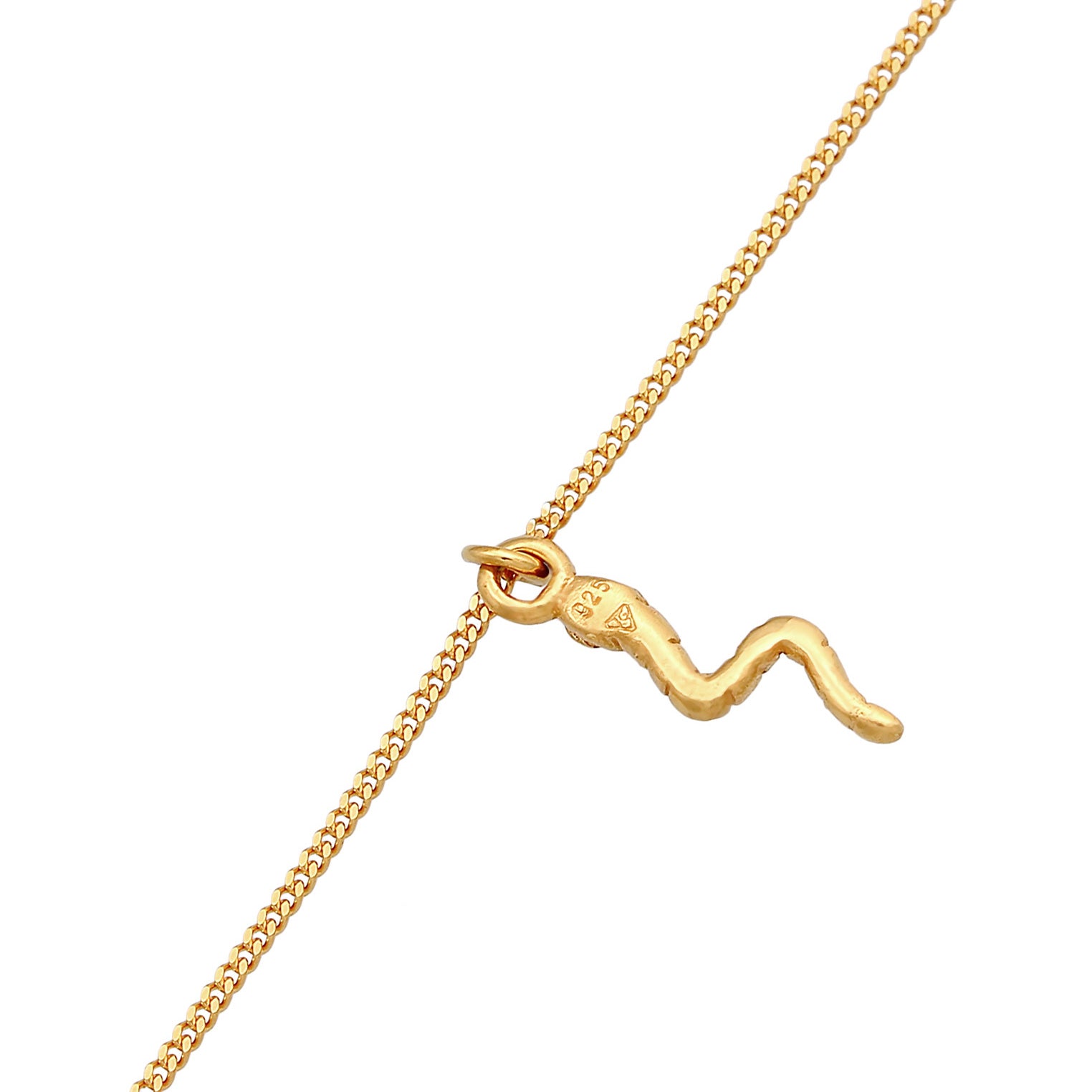 Gold - Elli | Choker Schlange | 925er Sterling Silber