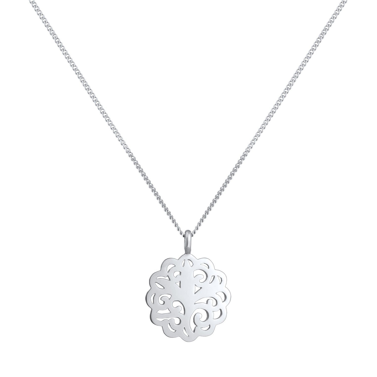 Silber - Elli | Halskette Ornament | 925er Sterling Silber