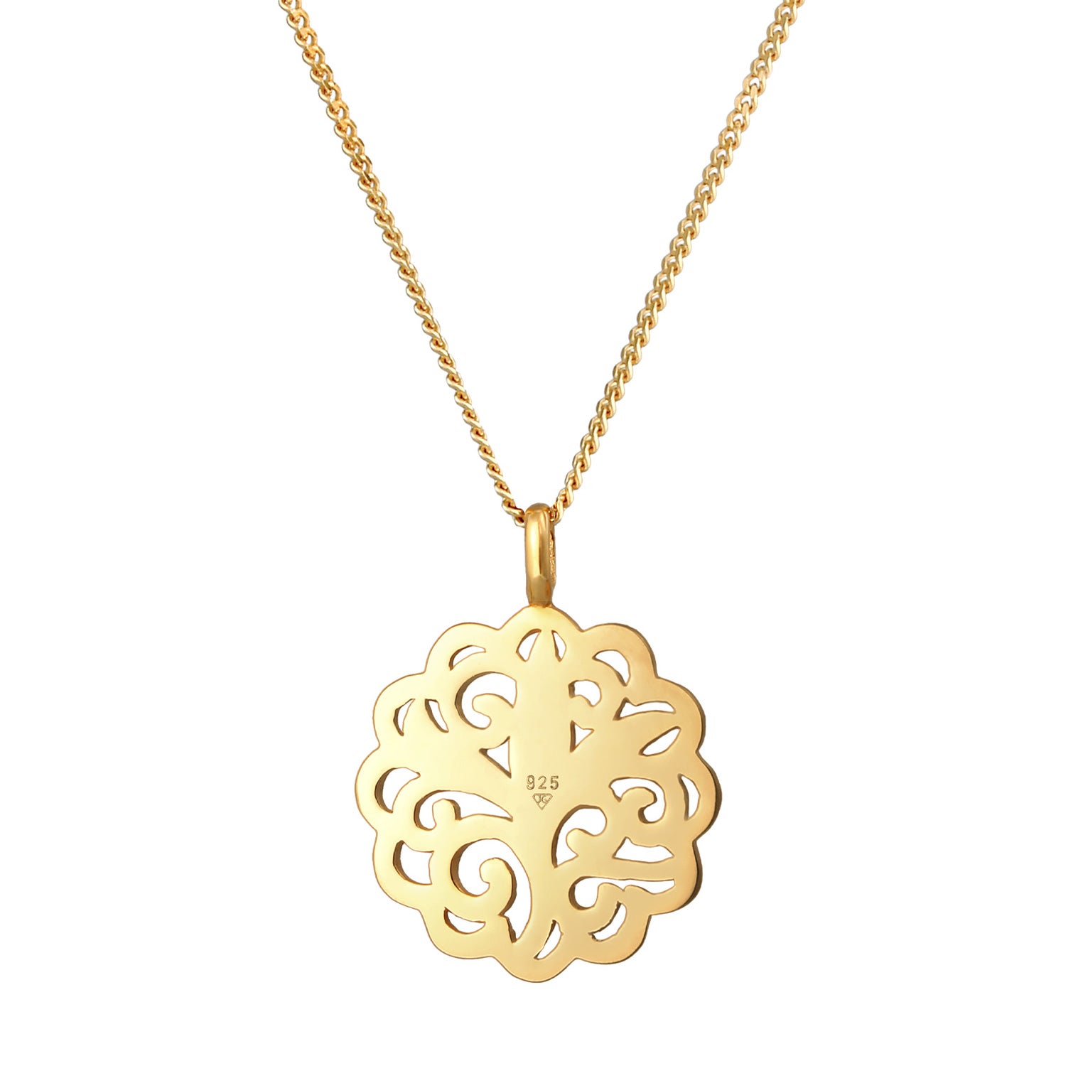 Gold - Elli | Halskette Ornament | 925er Sterling Silber