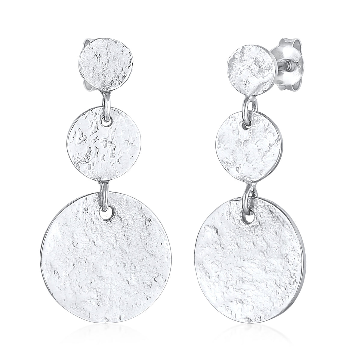 Silber - Elli | Ohrstecker Geo | 925 Sterling Silber