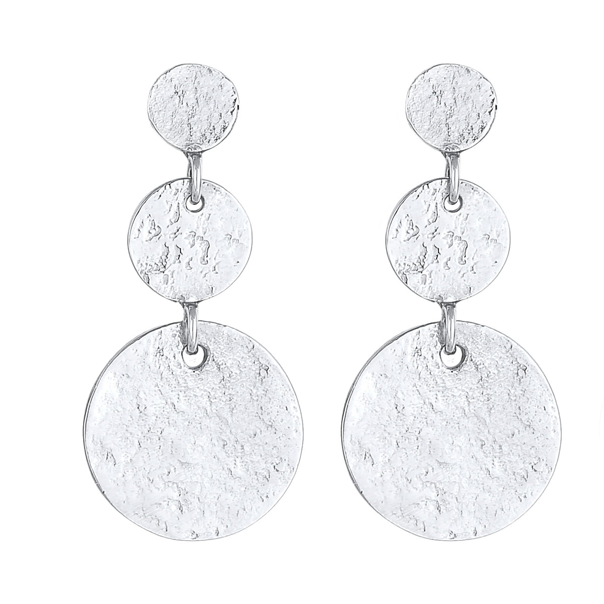 Silber - Elli | Ohrstecker Geo | 925 Sterling Silber