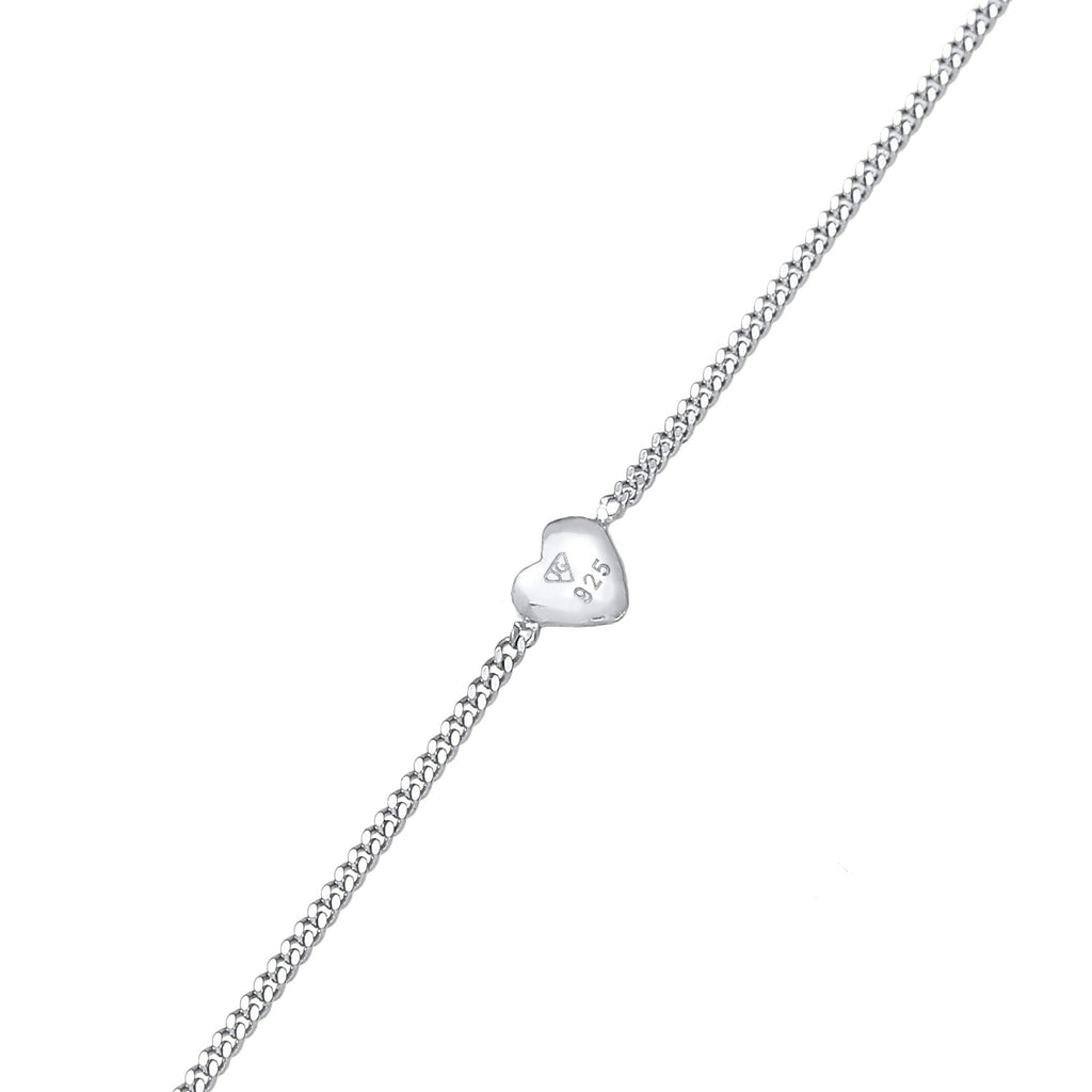 Silber - Elli | Halskette Herz | 925er Sterling Silber vergoldet