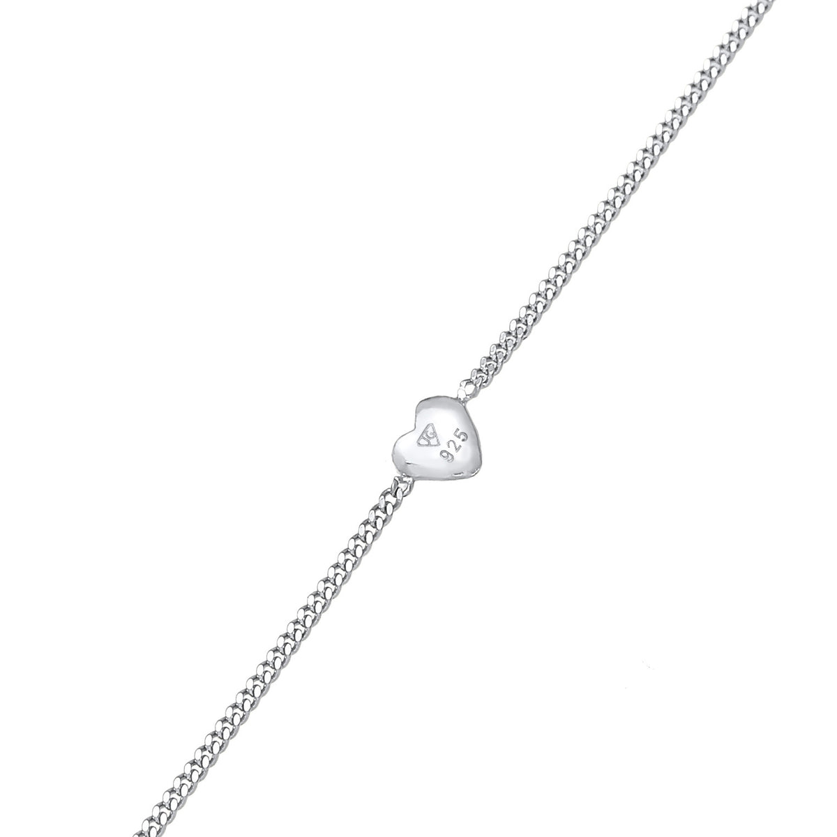 Silber - Elli | Halskette Herz | 925er Sterling Silber vergoldet