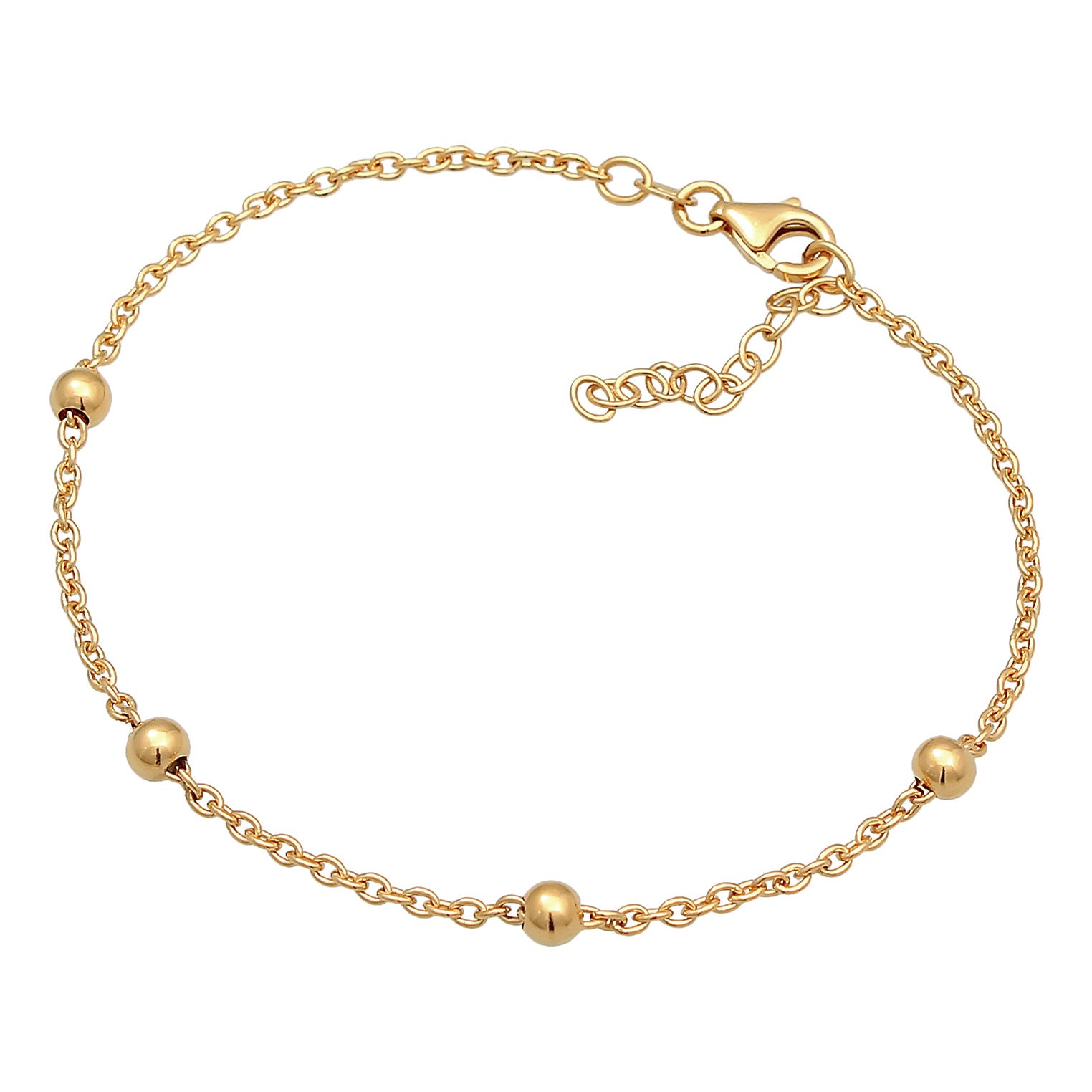 Gold - Elli | Armband Kugeln | 925er Sterling Silber