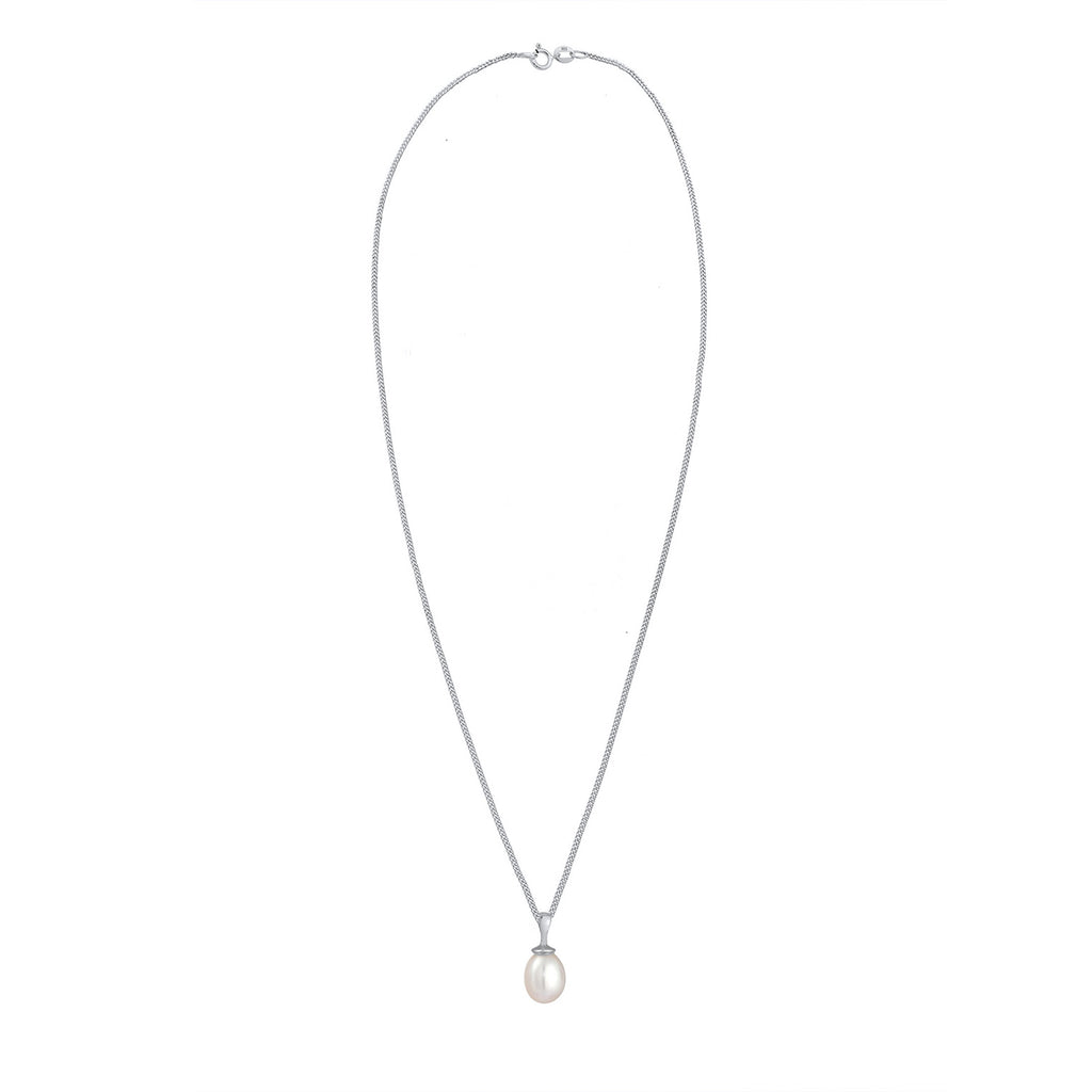 Silber - Elli | Halskette | Süßwasserperle | 925 Sterling Silber