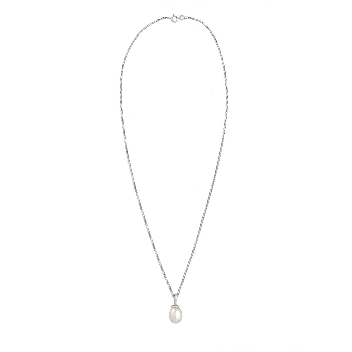 Silber - Elli | Halskette | Süßwasserperle | 925 Sterling Silber