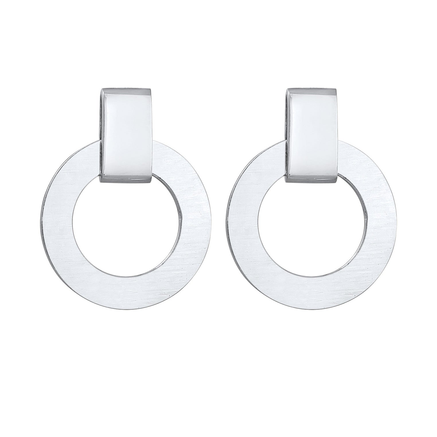 Silber - Elli | Ohrstecker Rund | 925er Sterling Silber