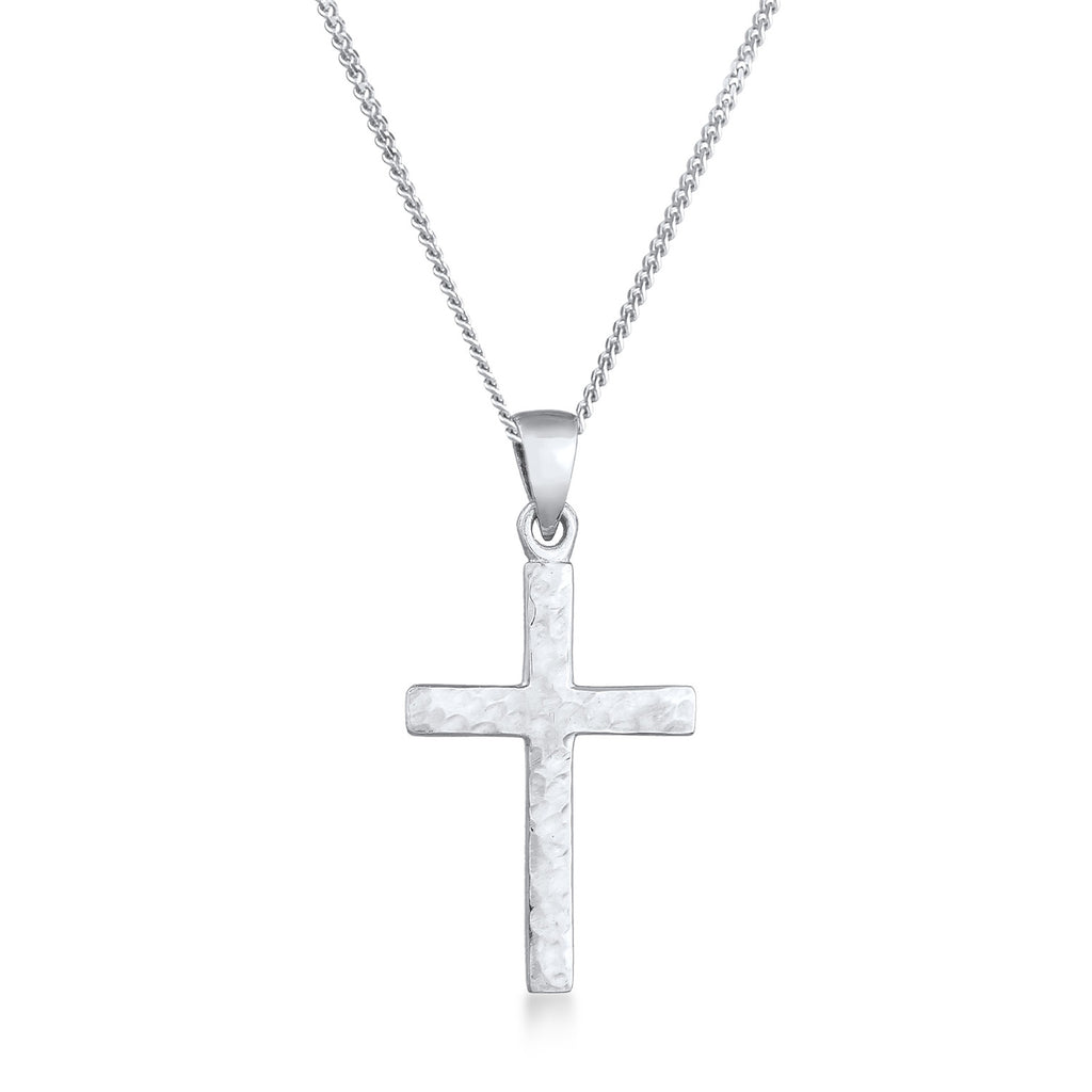 Silber - Elli | Halskette Kreuz | 925er Sterling Silber