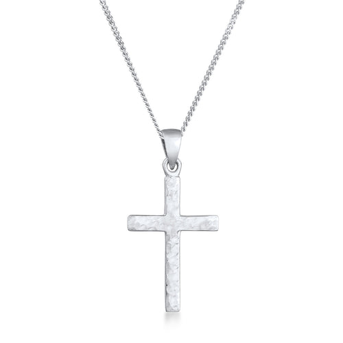 Silber - Elli | Halskette Kreuz | 925er Sterling Silber
