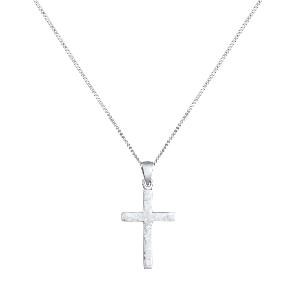 Silber - Elli | Halskette Kreuz | 925er Sterling Silber