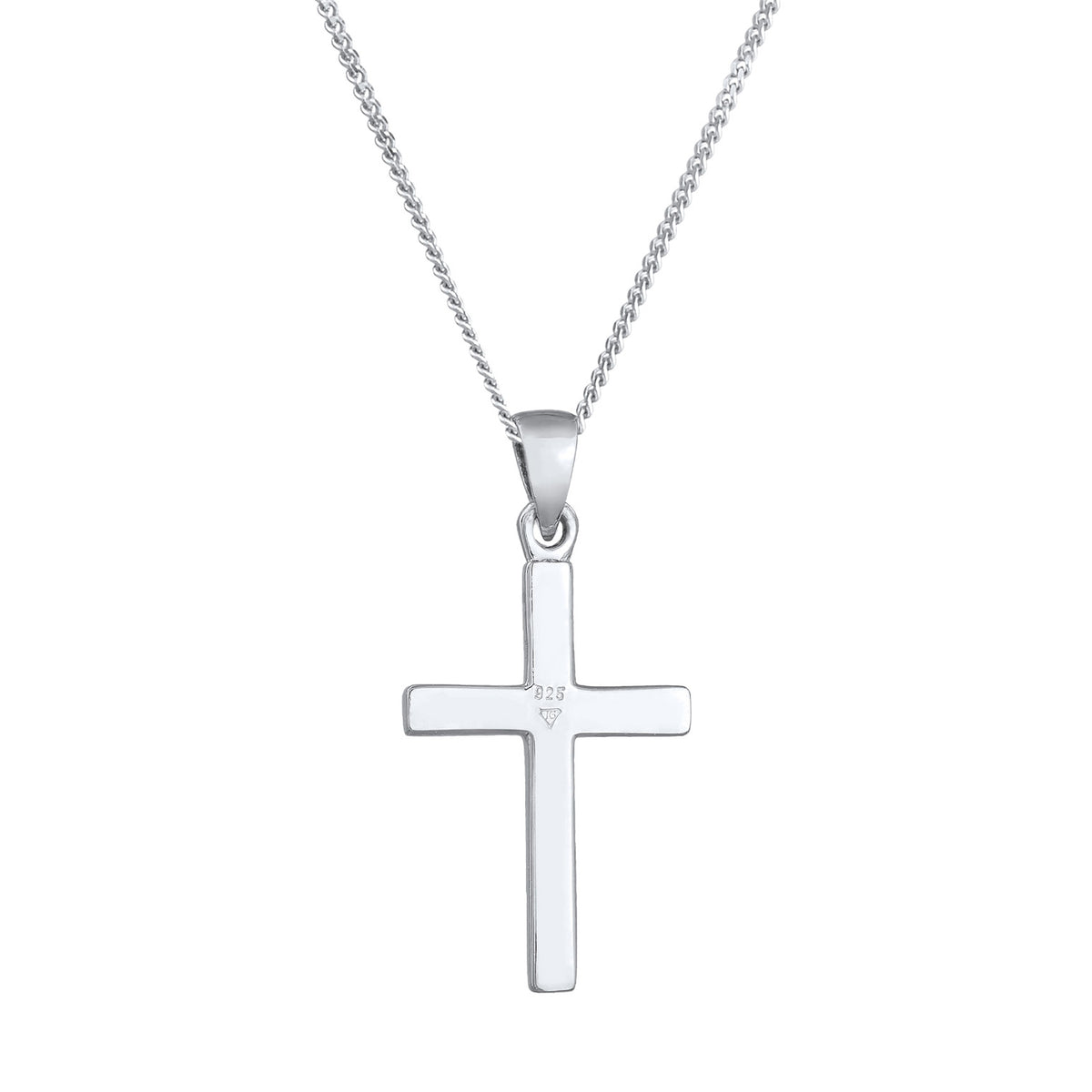 Silber - Elli | Halskette Kreuz | 925er Sterling Silber