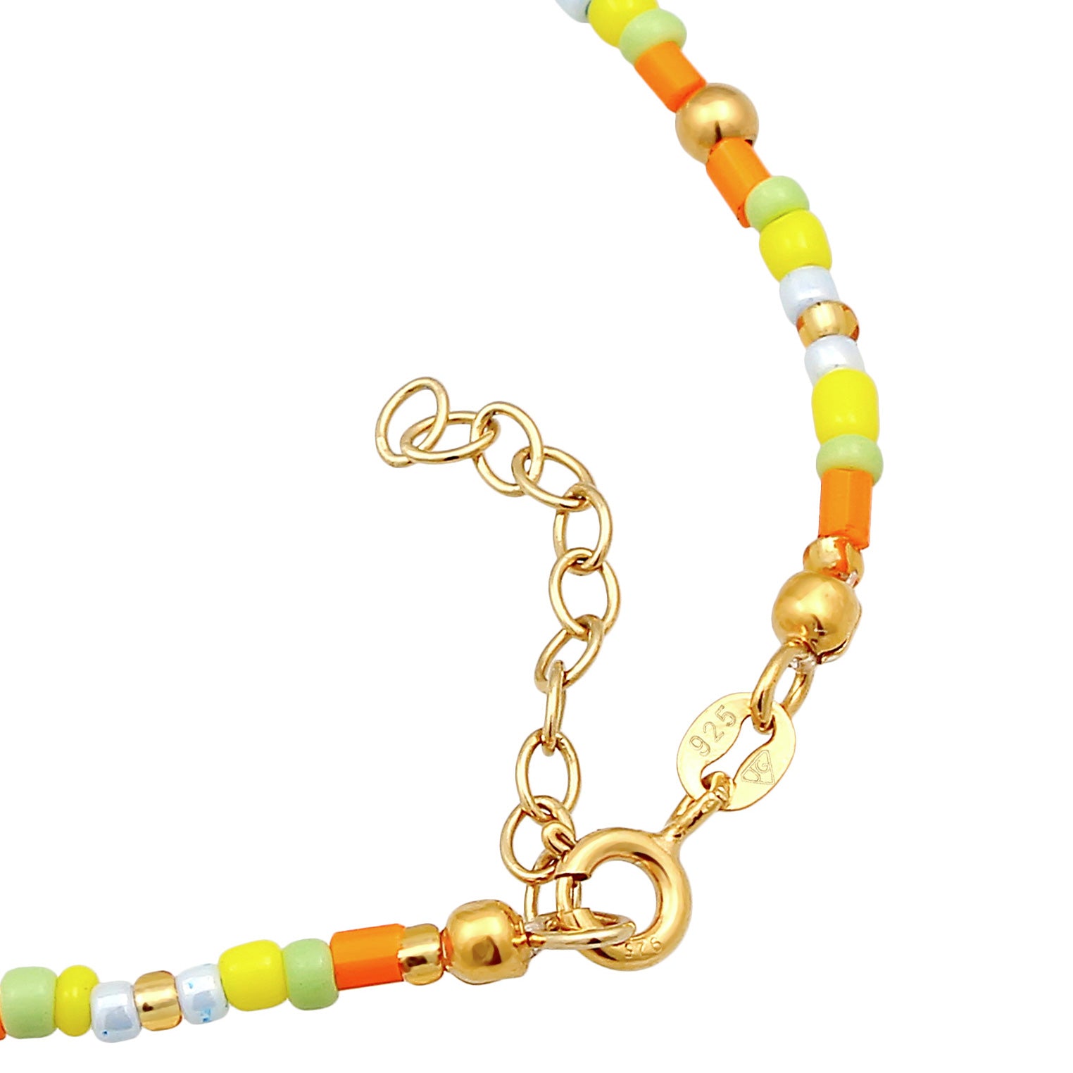 Gold - Elli | Armband Beads | Süßwasserzuchtperlen | 925er Sterling Silber Vergoldet